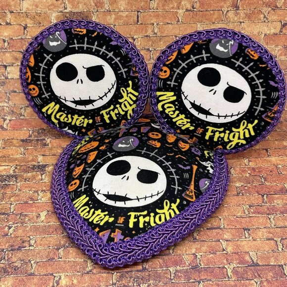 Nightmare Before Christmas HANDMADE Mouse Ear Hat/ Fascinator Hat - Picture 1 of 5